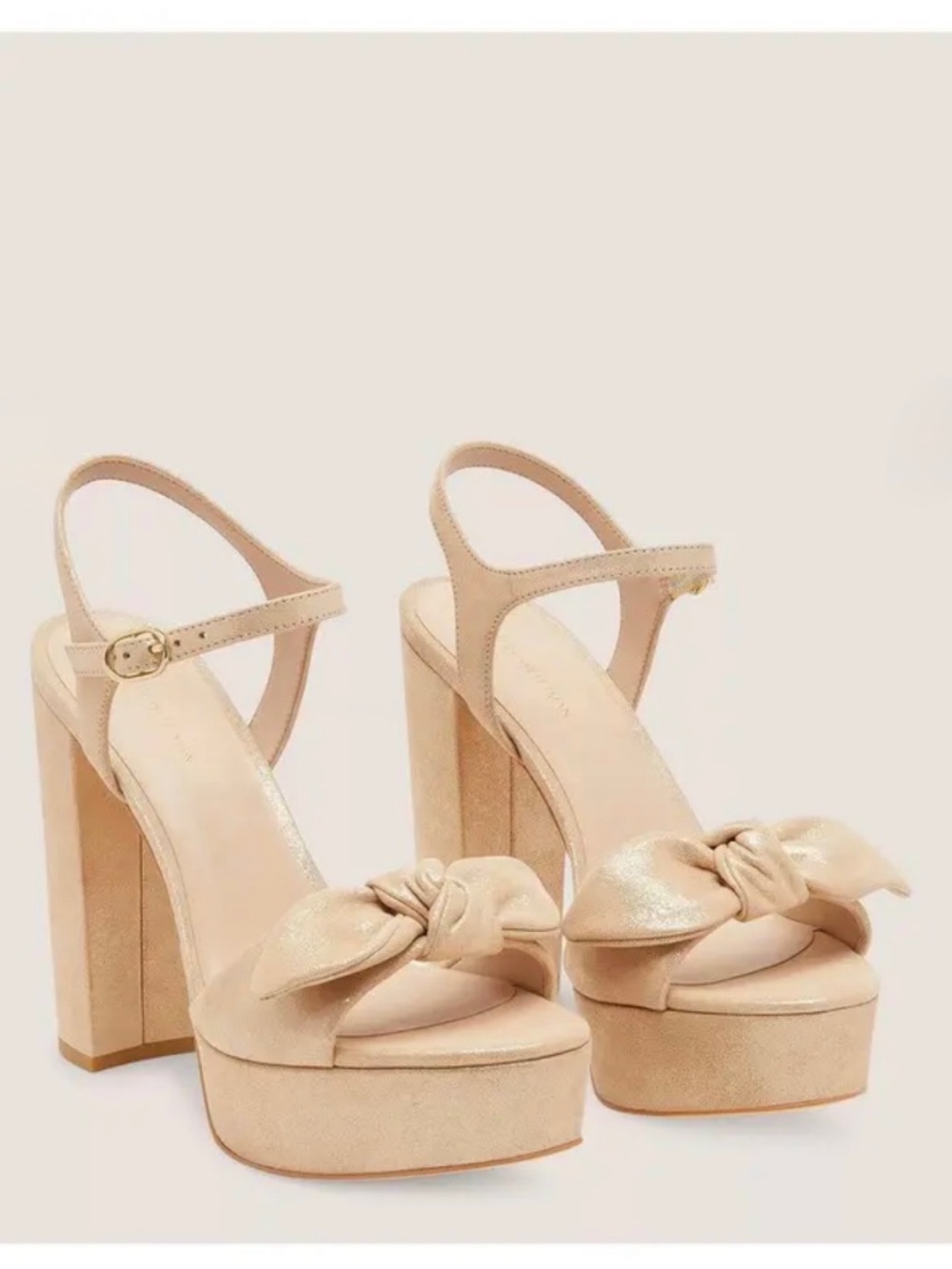 New Stuart Weitzman Bandeau 130 Platform Sandal Sz 9